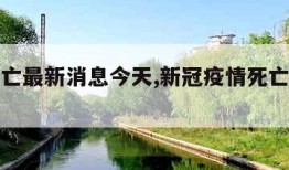 新冠死亡最新消息今天,新冠疫情死亡最新消息