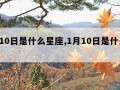 9月10日是什么星座,1月10日是什么星座