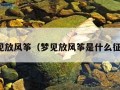 梦见放风筝（梦见放风筝是什么征兆）