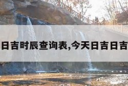 今天吉日吉时辰查询表,今天日吉日吉时查询