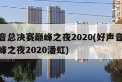 好声音总决赛巅峰之夜2020(好声音总决赛巅峰之夜2020潘虹)