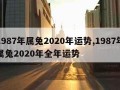 1987年属兔2020年运势,1987年属兔2020年全年运势