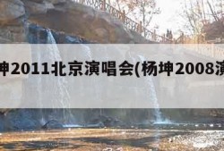 杨坤2011北京演唱会(杨坤2008演唱会)