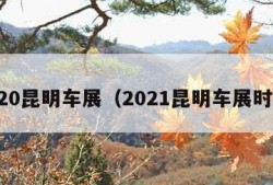 2020昆明车展（2021昆明车展时间）