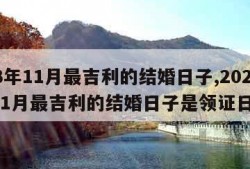 2023年11月最吉利的结婚日子,2023年11月最吉利的结婚日子是领证日子吗