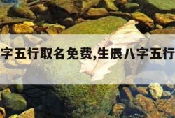 生辰八字五行取名免费,生辰八字五行取名免费测试