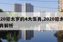 2020犯太岁的4大生肖,2020犯太岁生肖解析