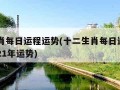 12生肖每日运程运势(十二生肖每日运势查询2021年运势)