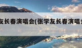 张学友长春演唱会(张学友长春演唱会2024)