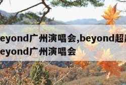 beyond广州演唱会,beyond超越beyond广州演唱会