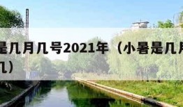 小暑是几月几号2021年（小暑是几月几日星期几）