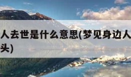 梦见亲人去世是什么意思(梦见身边人死了是什么兆头)