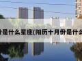 十月份是什么星座(阳历十月份是什么星座)